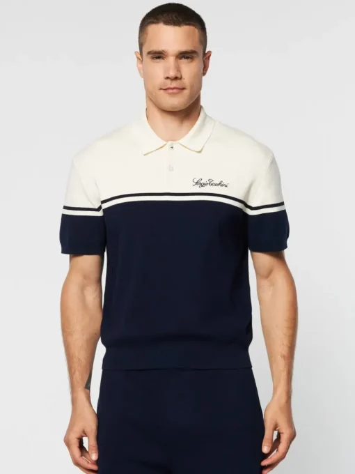 Sergio Tacchini Knitwear<Roselli Knit Polo- Gardenia