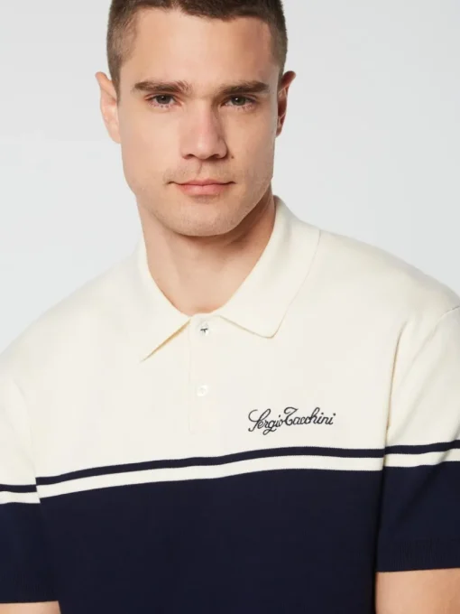 Sergio Tacchini Knitwear<Roselli Knit Polo- Gardenia