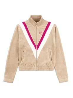 Sergio Tacchini Velour<Sara Velour Track Jacket- Humus