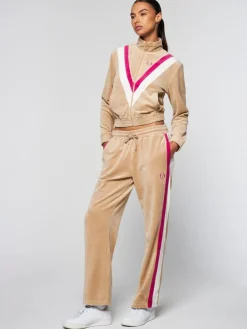 Sergio Tacchini Velour<Sara Velour Track Jacket- Humus