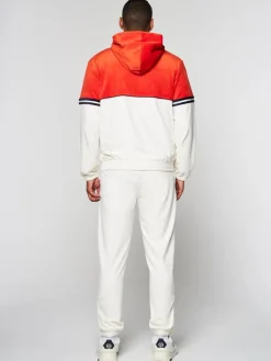 Sergio Tacchini Sweatshirts And Hoodies<Scopeto Full-Zip Velour Hoodie- Poinciana/ Gardenia