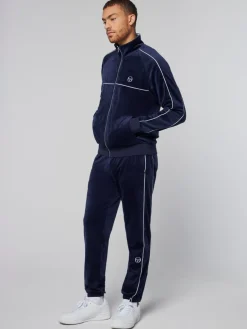 Sergio Tacchini Velour<Sovana Velour Track Jacket- Maritime Blue