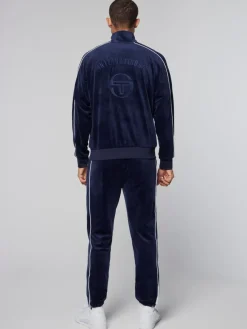 Sergio Tacchini Velour<Sovana Velour Track Jacket- Maritime Blue