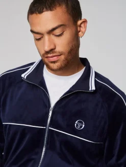 Sergio Tacchini Velour<Sovana Velour Track Jacket- Maritime Blue