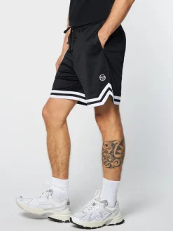 Sergio Tacchini Shorts And Swim<Spazio Banda Mesh Short- Black Beauty