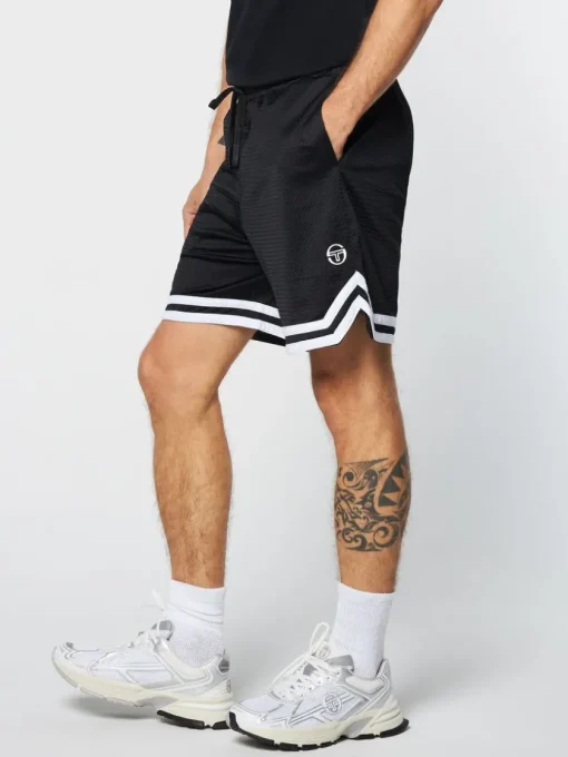 Sergio Tacchini Shorts And Swim<Spazio Banda Mesh Short- Black Beauty