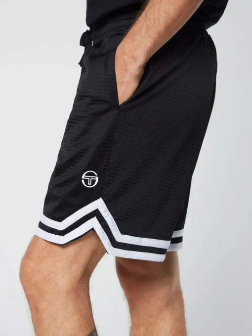 Sergio Tacchini Shorts And Swim<Spazio Banda Mesh Short- Black Beauty