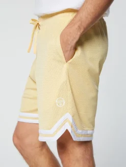 Sergio Tacchini Matching Separates<Spazio Banda Mesh Short- Golden Haze