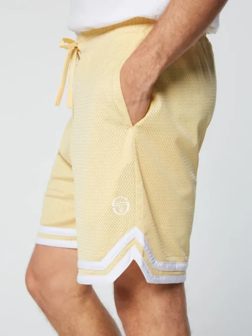Sergio Tacchini Matching Separates<Spazio Banda Mesh Short- Golden Haze