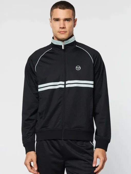 Sergio Tacchini Jackets<Spazio Dallas Track Jacket- Black Beauty
