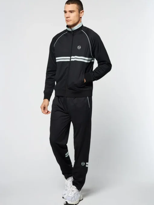 Sergio Tacchini Jackets<Spazio Dallas Track Jacket- Black Beauty