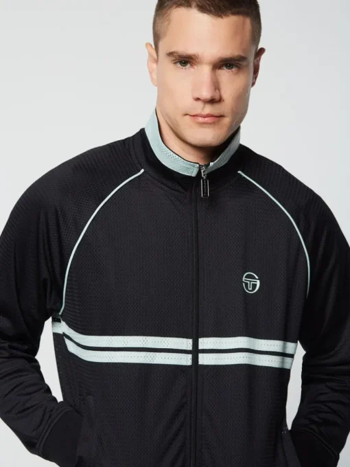 Sergio Tacchini Jackets<Spazio Dallas Track Jacket- Black Beauty