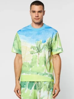 Sergio Tacchini View All<Spazio T-Shirt- Multi Print