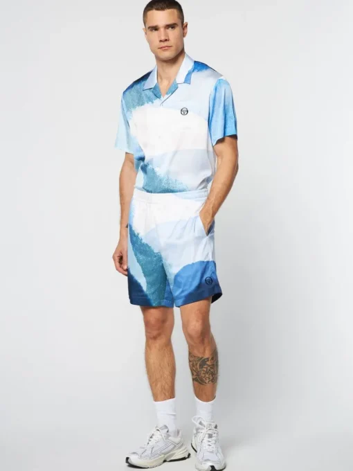 Sergio Tacchini Matching Separates<Spiaggia Cabana Short- Maritime Blue/ Multi