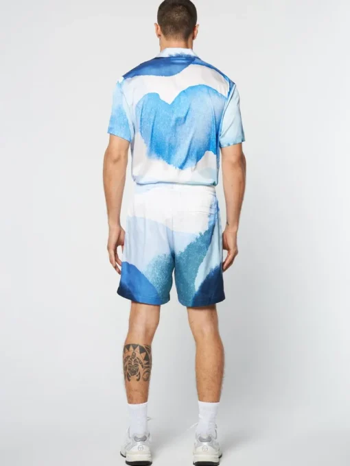 Sergio Tacchini Matching Separates<Spiaggia Cabana Short- Maritime Blue/ Multi
