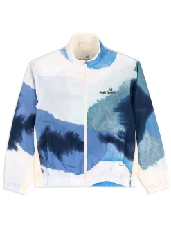 Sergio Tacchini Nylon<Spiaggia Track Jacket- Maritime Blue/ Multi