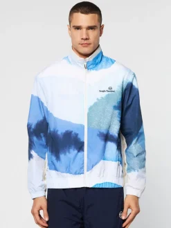 Sergio Tacchini Nylon<Spiaggia Track Jacket- Maritime Blue/ Multi