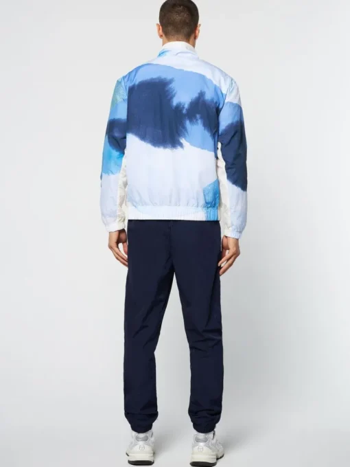 Sergio Tacchini Nylon<Spiaggia Track Jacket- Maritime Blue/ Multi