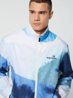 Sergio Tacchini Nylon<Spiaggia Track Jacket- Maritime Blue/ Multi