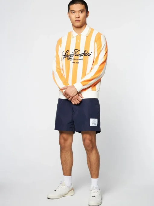 Sergio Tacchini Polos<Sponda Polo- Gardenia/ Tangerine