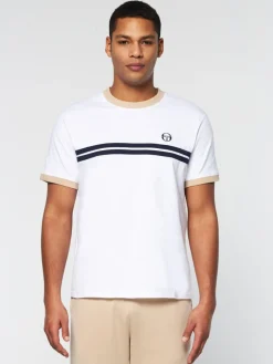 Sergio Tacchini The Essentials<Supermac T-Shirt- White/ Humus