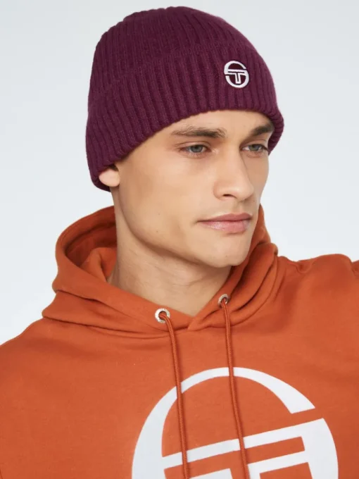 Sergio Tacchini Headwear<Tacchini Beanie-Grape Wine