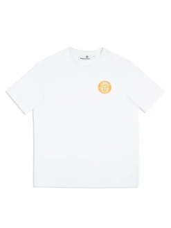 Sergio Tacchini The Essentials<Tenda T-Shirt- Brilliant White/ Tangerine