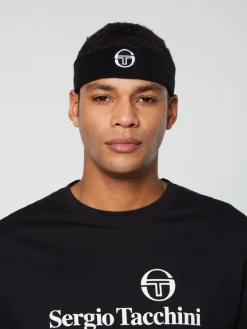Sergio Tacchini Headwear<Tennis Headband- Black