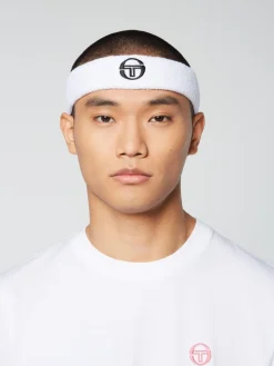 Sergio Tacchini Headwear<Tennis Headband- White