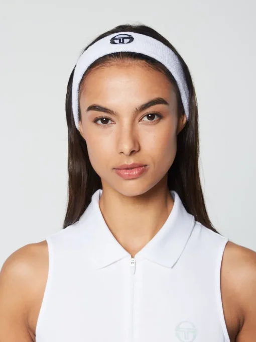 Sergio Tacchini Headwear<Tennis Headband- White
