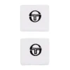 Sergio Tacchini For The Court<Tennis Wristband- White