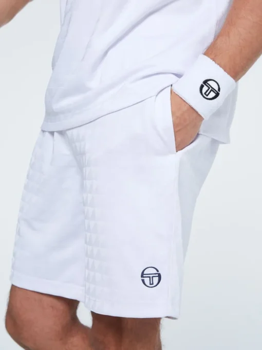 Sergio Tacchini For The Court<Tennis Wristband- White