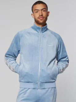 Sergio Tacchini Velour<Tipo Velour Track Jacket- Mountain Spring