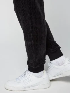 Sergio Tacchini Velour<Trento Pant- Black Beauty