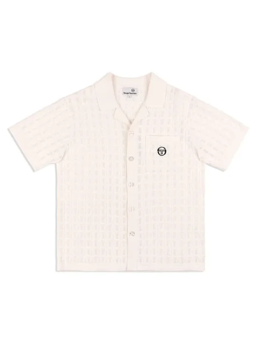 Sergio Tacchini Knitwear<Ulivo Crochet Shirt- Brilliant White