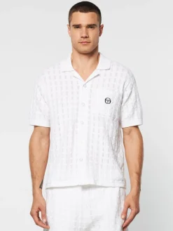 Sergio Tacchini Knitwear<Ulivo Crochet Shirt- Brilliant White