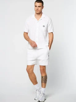 Sergio Tacchini Knitwear<Ulivo Crochet Shirt- Brilliant White