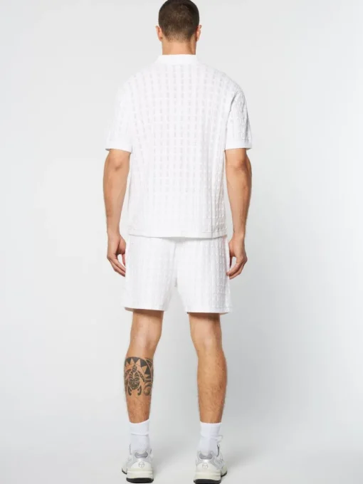 Sergio Tacchini Knitwear<Ulivo Crochet Shirt- Brilliant White