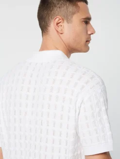 Sergio Tacchini Knitwear<Ulivo Crochet Shirt- Brilliant White