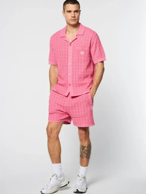 Sergio Tacchini T-Shirts<Ulivo Crochet Shirt- Wild Rose
