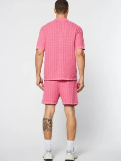 Sergio Tacchini T-Shirts<Ulivo Crochet Shirt- Wild Rose