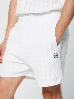 Sergio Tacchini Shorts And Swim<Ulivo Crochet Short- Brilliant White