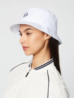 Sergio Tacchini Headwear<Vacanza Bucket Hat- Brilliant White
