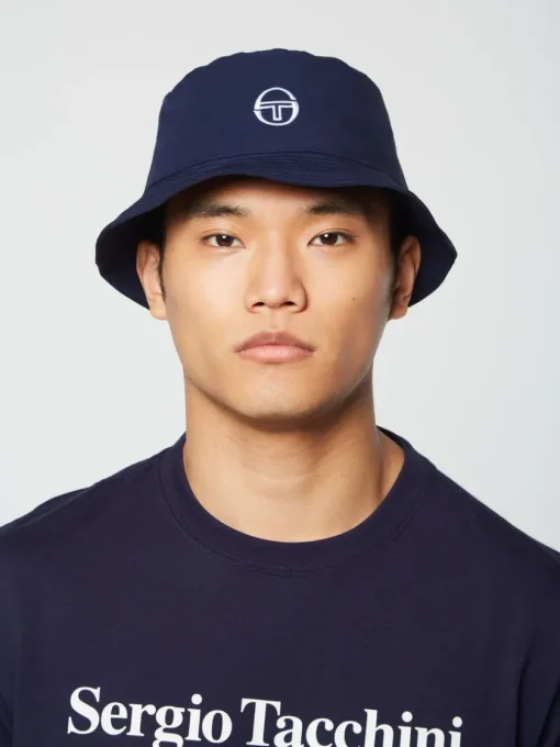 Sergio Tacchini For The Court<Vacanza Bucket Hat- Maritime Blue