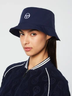 Sergio Tacchini For The Court<Vacanza Bucket Hat- Maritime Blue