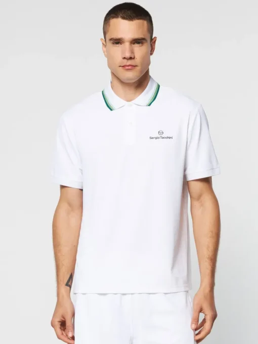 Sergio Tacchini View All<Veloce Polo- Brilliant White