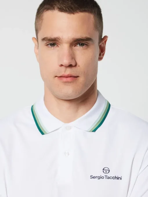 Sergio Tacchini View All<Veloce Polo- Brilliant White