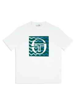 Sergio Tacchini View All<Veloce T-Shirt- Brilliant White