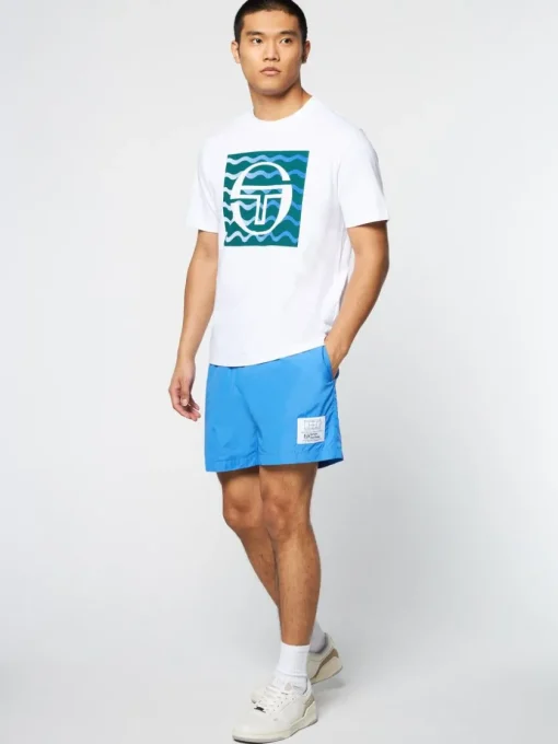 Sergio Tacchini View All<Veloce T-Shirt- Brilliant White