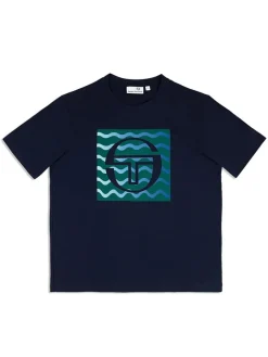 Sergio Tacchini View All<Veloce T-Shirt- Maritime Blue